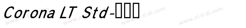 Corona LT Std字体转换